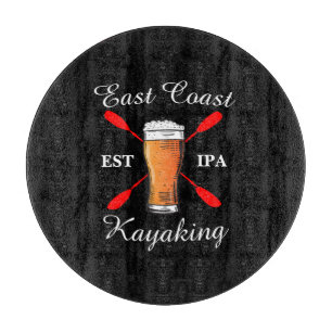 Cutting Board East Coast Kayaking est IPA Bier Schneidebrett