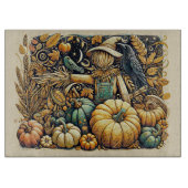 CUTTING BOARD - Guarding the Pumpkin Patch Schneidebrett (Vorderseite)