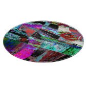 Cutting Board – Neon Pulse Schneidebrett (Ecke)