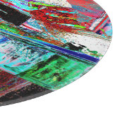 Cutting Board – Neon Pulse Schneidebrett (Ecke)