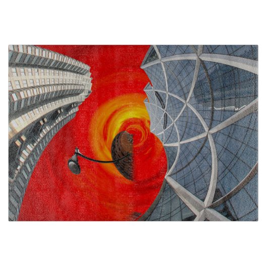 Cutting Board new york city Manhattan Schneidebrett (Vorderseite)