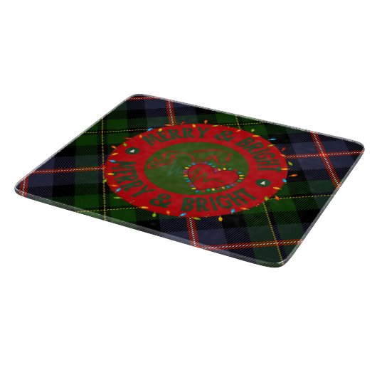 Cutting Boards Plaid Merry & Bright Schneidebrett (Ecke)