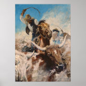 Cutting by Newell Convers Wyeth Poster (Vorne)