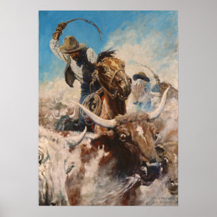 Cutting by Newell Convers Wyeth Poster