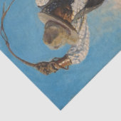 Cutting by Newell Convers Wyeth Seidenpapier (Detail)