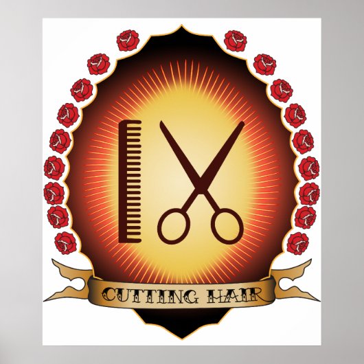Cutting Hair Mandorla Poster (Vorne)