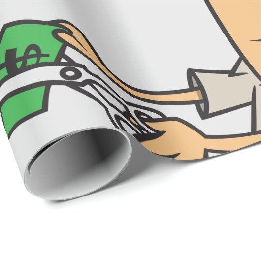 Cutting Up Money Geschenkpapier (Rolleneckpunkt)