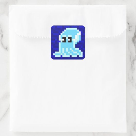 Cuttle Scuttle Blue Cuttlefish Sticker (Tasche)