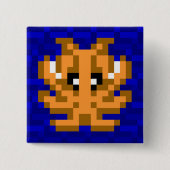 Cuttle Scuttle Camouflage Cuttlefish Badge Button (Vorderseite)