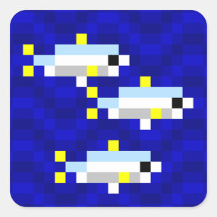 Cuttle Scuttle School Sardines Aufkleber