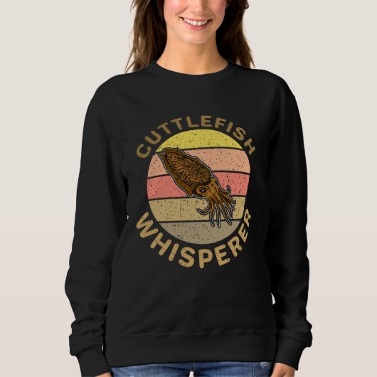 Cuttlefish marine biologist underwater seabed biol sweatshirt (Vorderseite)