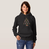 Cuttlefish Xmas Lights Cuttlefish Christmas Tree Hoodie (Vorne ganz)
