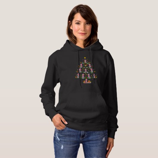 Cuttlefish Xmas Lights Cuttlefish Christmas Tree Hoodie (Vorne ganz)