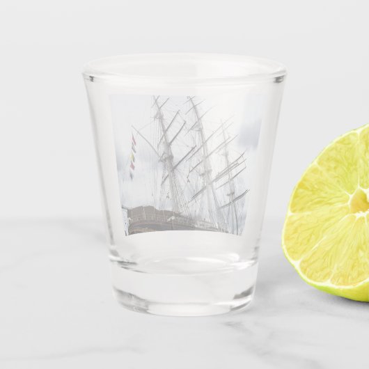Cutty Sark Clipper Schnapsglas (Rückseite)