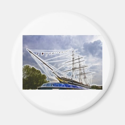 Cutty Sark Greenwich Fraktale Magnet (Vorne)