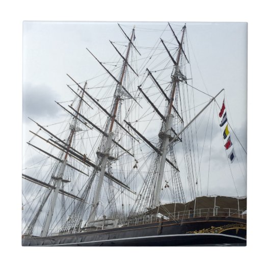 Cutty-Sark-Klipper Fliese (Vorderseite)