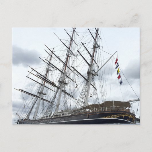 Cutty-Sark-Klipper Postkarte (Vorderseite)