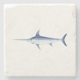 Cuttyhunk Insel-Schwertfisch-Getränk-Untersetzer Steinuntersetzer