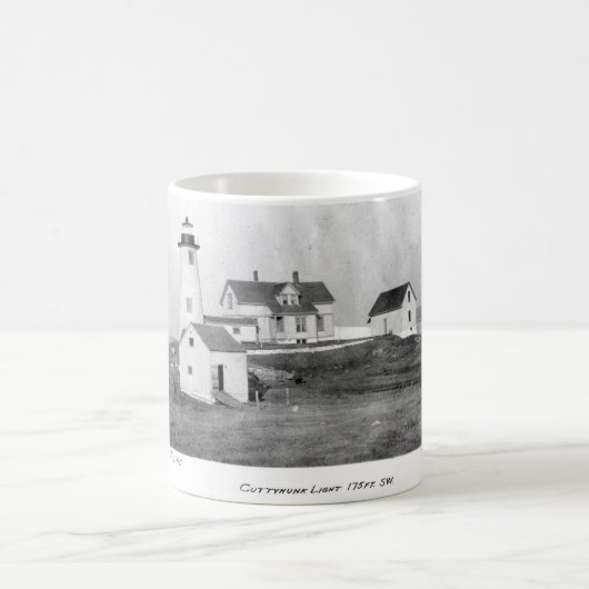 Cuttyhunk Leuchtturm Kaffeetasse (Mittel)