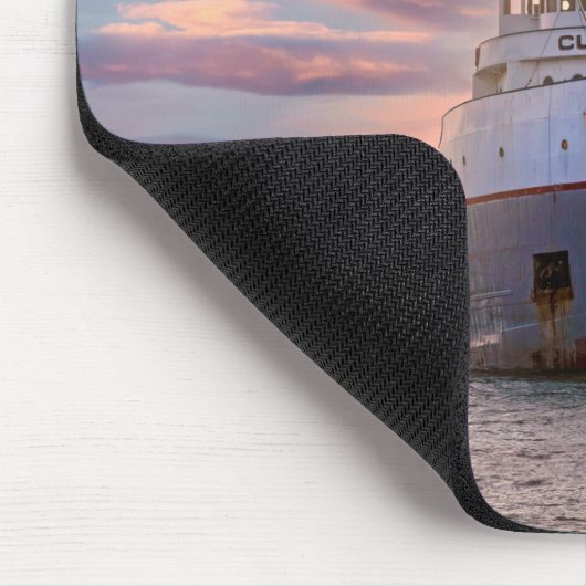 Cuyahoga Freighter bei Sunset Mousepad (Ecke)