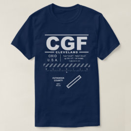 Cuyahoga Landkreis Airport CGF T-Shirt