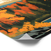 Cuyahoga National Park Travel Poster (Ecke)