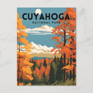 Cuyahoga National Park Travel Postkarte