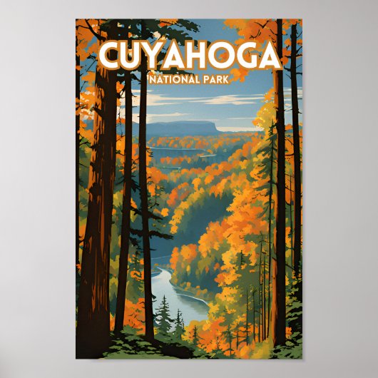 Cuyahoga-Nationalpark Poster (Vorne)