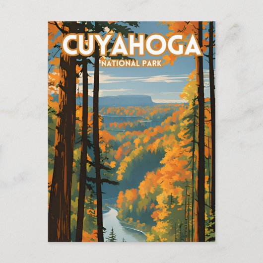 Cuyahoga-Nationalpark Postkarte (Vorderseite)