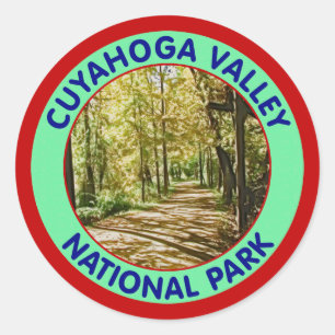 CUYAHOGA TAL-NATIONALPARK RUNDER AUFKLEBER