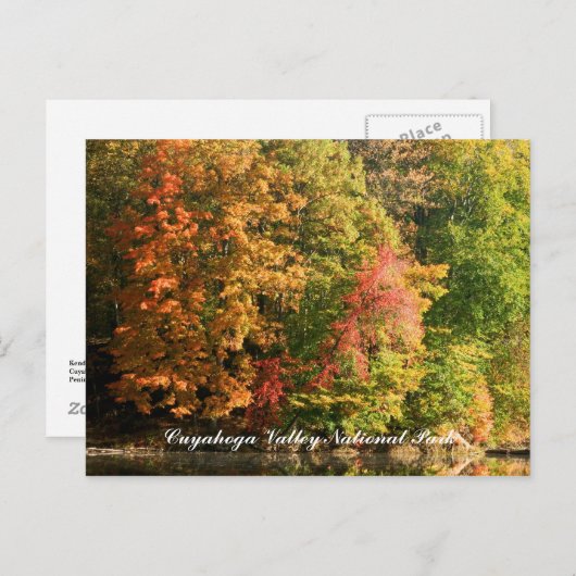 Cuyahoga Valley National Park, Postcard Postkarte (Vorne/Hinten)