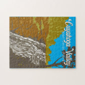 Cuyahoga Valley Nationalpark Illustration Travel Puzzle (Horizontal)