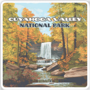 Cuyahoga Valley Nationalpark Ohio Cleveland Aufkleber