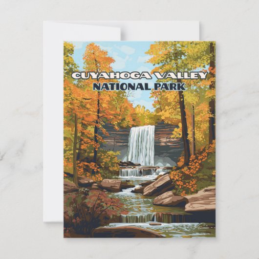 Cuyahoga Valley Nationalpark Ohio Cleveland Card (Vorderseite)