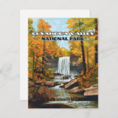 Cuyahoga Valley Nationalpark Ohio Cleveland Card (Vorne/Hinten)
