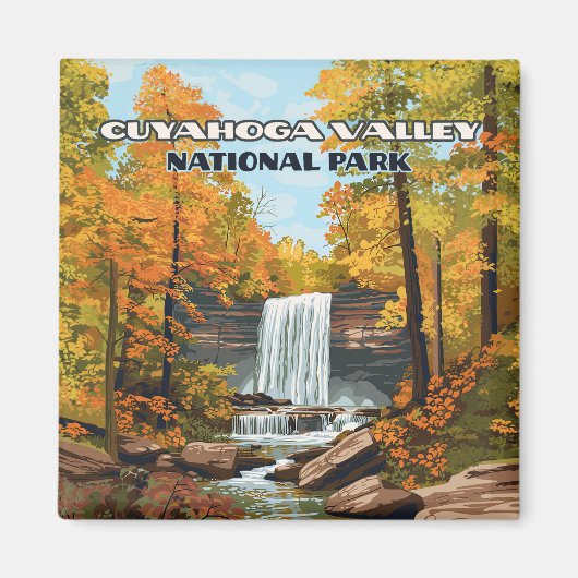 Cuyahoga Valley Nationalpark Ohio Cleveland Magnet (Vorne)