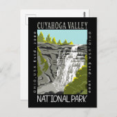 Cuyahoga Valley Nationalpark Ohio Distressed Postkarte (Vorne/Hinten)