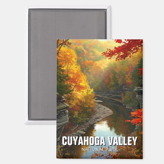Cuyahoga Valley Nationalpark Ohio Magnet (Vorderseite/Rückseite)