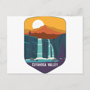 Cuyahoga Valley Nationalpark Wasserfälle Ohio Postkarte