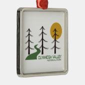 Cuyahoga Valley Nationalparkroute Ornament Aus Metall (Rechts)