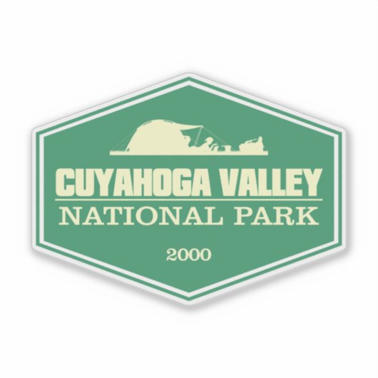 Cuyahoga Valley NP 3 Aufkleber (Vorderseite)