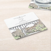 Cuyahoga Valley Paper Untersetzer Save the Date (angewinkelt)