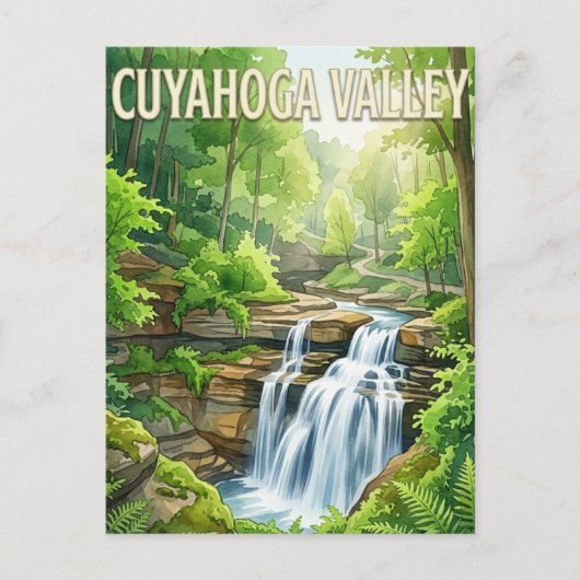 Cuyahoga Valley Postkarte (Vorderseite)