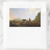 Cuyp's Herdsmen-Aufkleber Rechteckiger Aufkleber (Tasche)
