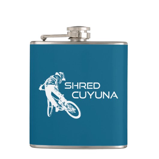Cuyuna Minnesota Mountainbike fahren Flachmann (Vorderseite)