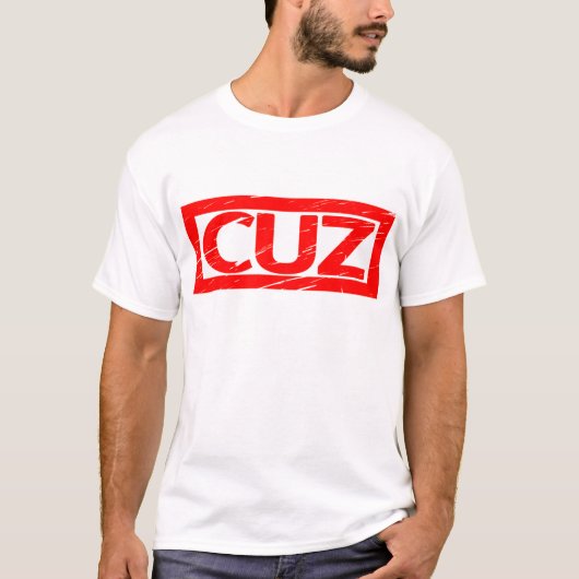 Cuz Briefmarke T-Shirt (Vorderseite)