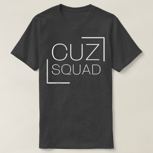 Cuz Squad Neuer Cousin Schwangerschaft Ankündigung T-Shirt (Design vorne)