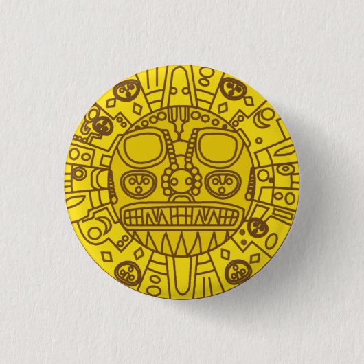 Cuzco Wappen Button (Vorderseite)