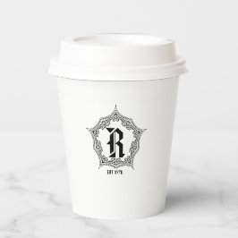 Cuztomizable ClassicFrame Vintag Diner Restaurant Pappbecher