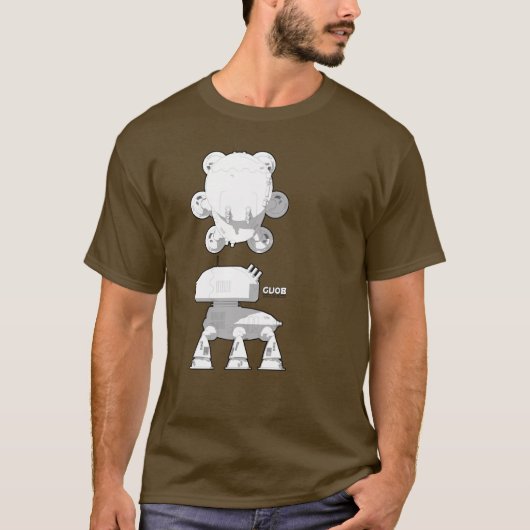 CV08 brn pln/el T-Shirt (Vorderseite)